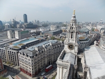 London as seen from the dome of St Pauls Cathedral 