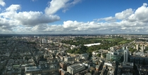 London from the top of the BT Tower 