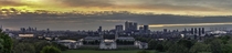London Panorama view from Greenwich Park 