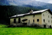 Lonely Farmhouse Off a Highway in Italy 