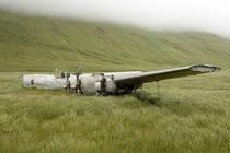 Long abandoned B-D Liberator in Atka Island Alaska 