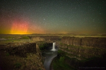 Long exposure- Palouse Falls Aurora WA  by Craig Goodwin 