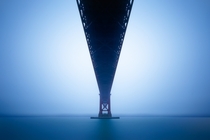 Long Exposure Underneath the Golden Gate by Casey McCallister 