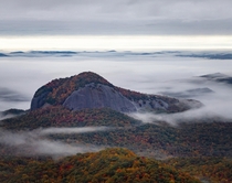 Looking Glass Rock in North Carolina a couple weeks ago   