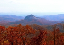 Looking Glass Rock North Carolina - Late Autumn 