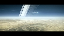 Looks like it could be a sci fi movie but in a few months Cassini is going to end its  year mission by burning up in Saturns atmosphere and in turn become a part of the planet itself 