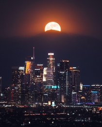 Los Angeles at Moonrise