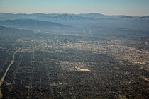 Los Angeles From a few thousand feet in the sky 