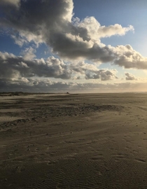 Low tide in the Netherlands 