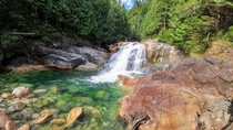 Lower falls at Golden Ears Provincial Park BC  OC