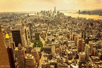 Lower Manhattan from the Empire State Building  by Guillaume Petard