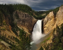 Lower Yellowstone Falls - Yellowstone National Park USA 