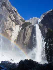 Lower Yosemite Falls ft Rainbow 