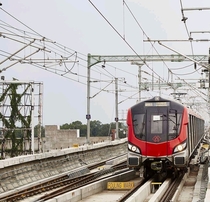 Lucknow Metro Railone of the newest heavy rail metro system in India