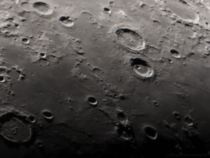 Lunar Craters Posidonius Atlas and Hercules 