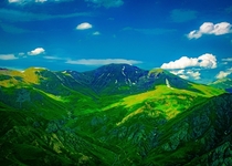 Lush Mountains view Armenia 