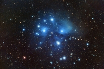 M My first attempt at the Pleiades also known as Subaru or the Seven Sisters