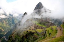 Machu Picchu in the clouds - th July  
