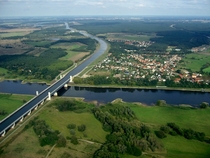 Magdeburg Water Bridge Magdeburg Germany 