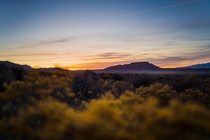 Magic sunset in Zion Utah 
