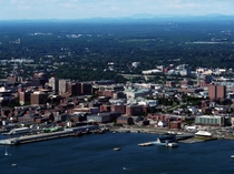 Maine land of small cities Portland Maine 