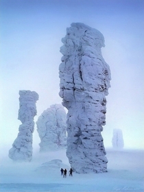 Manpupuner Rocks North Ural Mountains Russia 