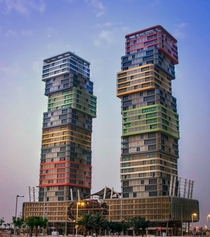 Marina Twin Towers in Marina Lusail Qatar Design Architect E-Square Architects