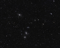 Markarians Chain in the Virgo Galaxy Cluster 