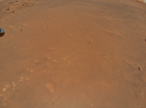 Mars from  feet in the air