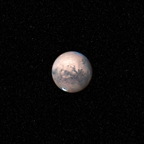Mars from the backyard last night -  Sep 