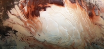 Mars south pole Credit ESA