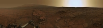 Martian Sunset by NASAs Curiosity Rover 
