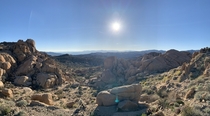 Mastadon Peak Joshua Tree National Park CA Proud of this pic as I have been wanting to visit for some time now I enjoy unedited pictures some might hate me for it 
