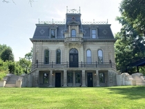 Mathews Mansion Designed by Charles Garnier and built in  Located in Ellitsville Indiana Zillow link in the comments