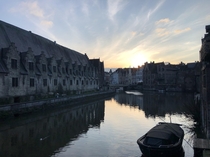 Medieval view in Gent