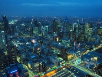 Melbourne from the th floor 