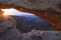 Mesa Arch this morning Canyonlands UT 
