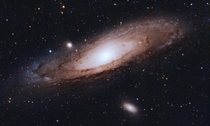 Messier  Andromeda Galaxy and its satellite galaxies from my backyard