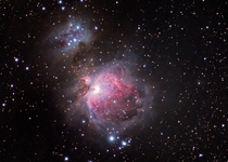Messier  The Orion Nebula captured from my backyard