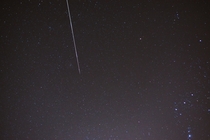 meteor over orion