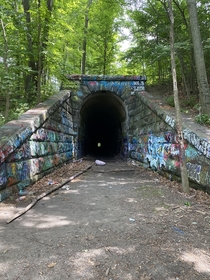 Methed out version of a recent post Disused rail tunnel in Clinton MA