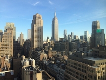 Midtown Manhattan from my hotel room