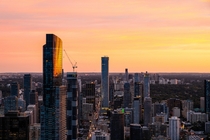 Midtown Toronto at sunset