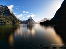 Mifold Sound  x in a deferent light Milford Sound is a fiord in the southwest of New Zealands South Island Its known for towering Mitre Peak plus rainforests and waterfalls like Stirling and Bowen falls
