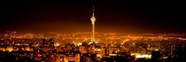 Milad Tower in Tehran at night x-post rpics 