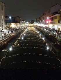 Milano Canal District Aperitivo time before Christmas