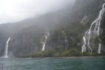 Milford Sounds Beautiful Waterfalls NZ  OC
