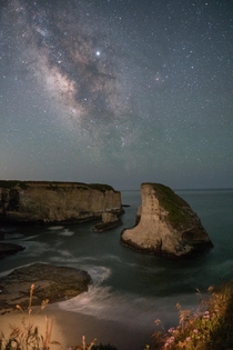 Milky Way along Californias Central Coast 