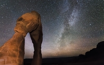 Milky Way at the Delicate Arch UT 