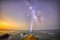 Milky Way core over Malibu California OC 